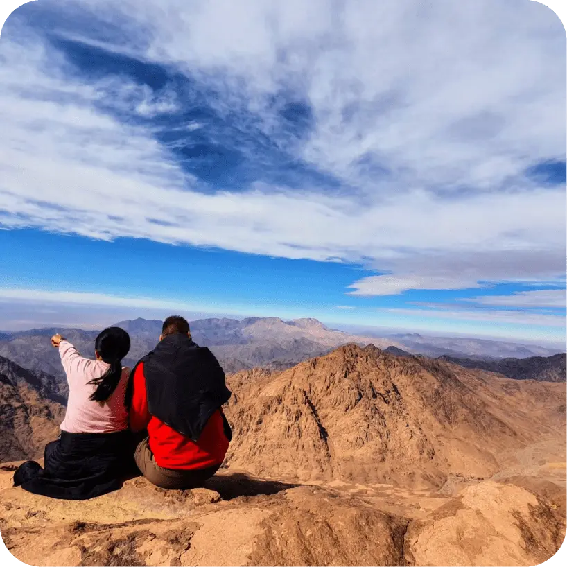 Wandern Sie auf dem Saint Catherine Trail